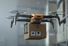 Delivery Drone Crashes Into Apartment Building There is a potential new headache for property managers now as an Amazon delivery drone crashed into an apartment building in Dallas